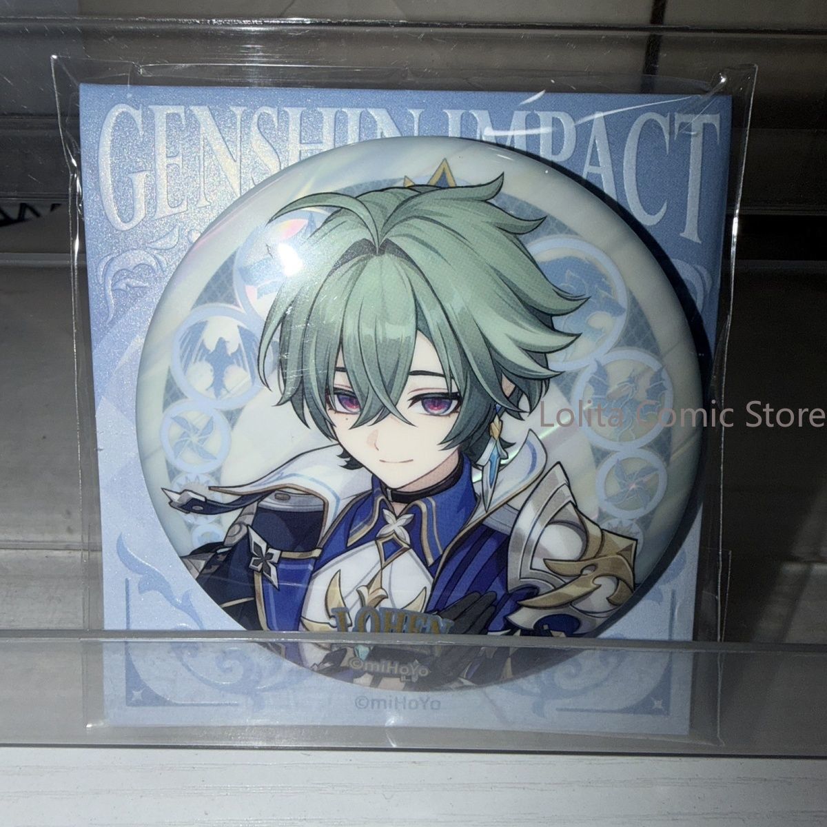 Embroidery Reddit - Anime Genshin Impact Lohen Cosplay Tin