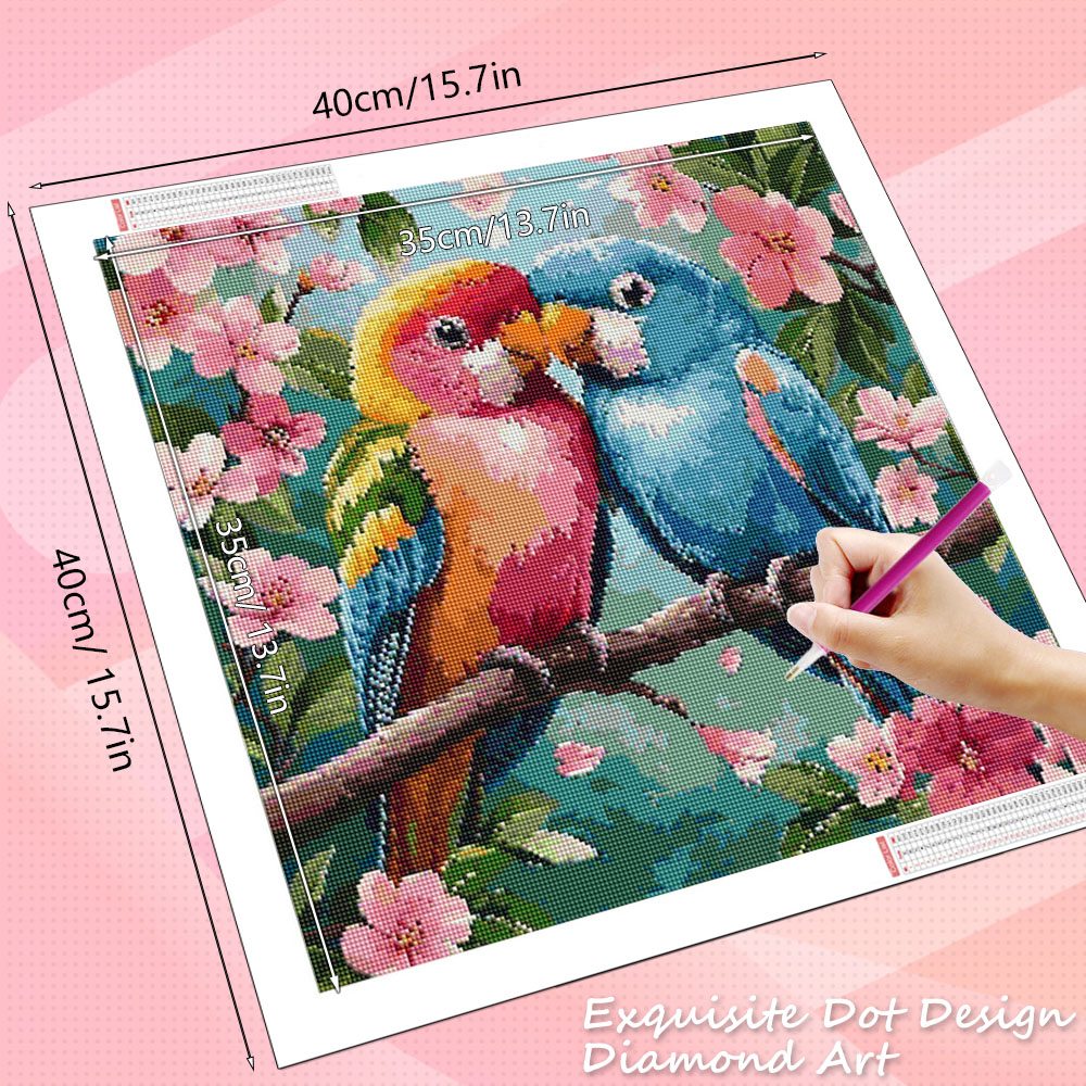 HUACAN Diamond Painting Bird F - đánh giá và giá Embroidery Rose