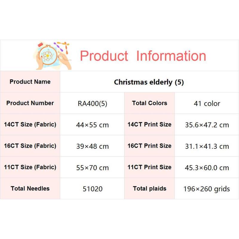 Christmas Cross Stitch Kit San - đánh giá và giá Embroidery Meaning