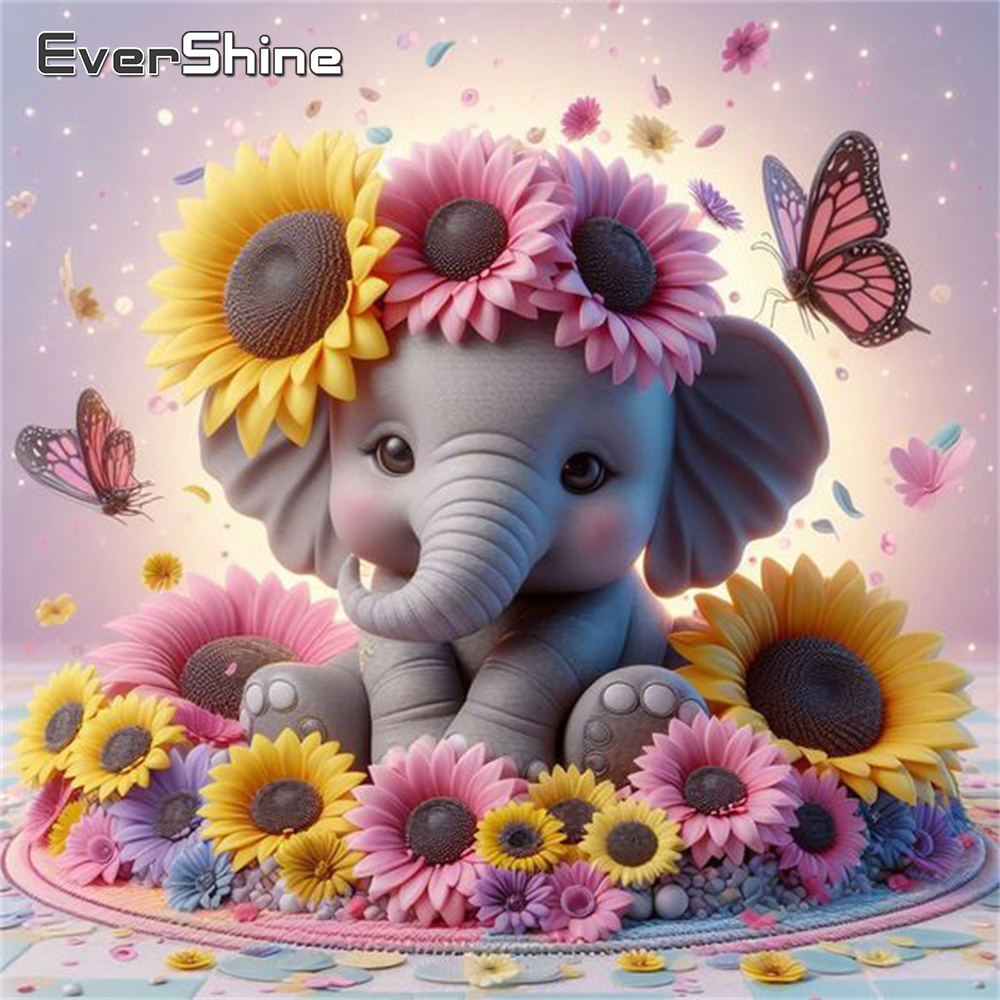 Evershine Elephant Diamond Pai - đánh giá và giá Embroidery Garments