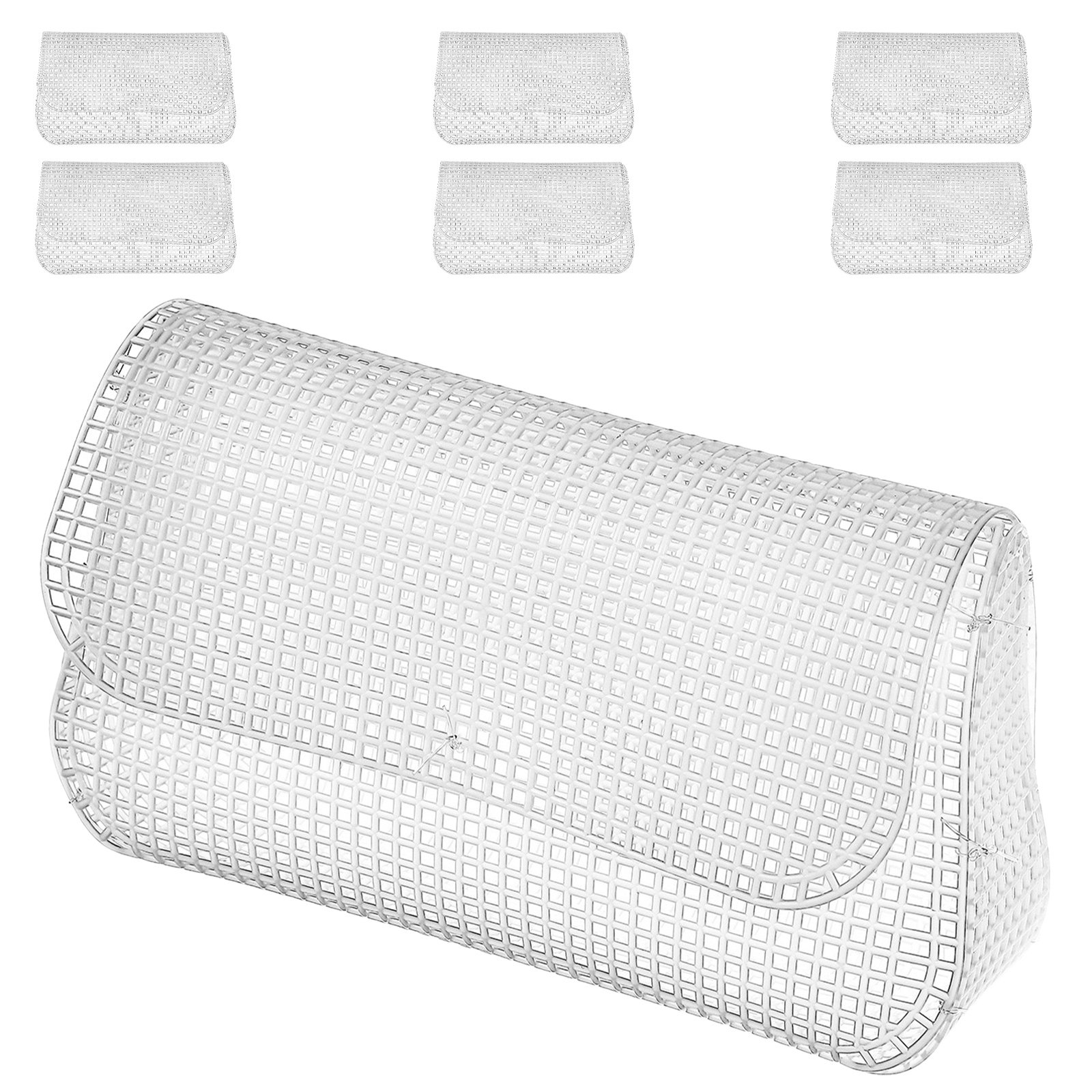 7Pcs Plastic Mesh Canvas Sheet - đánh giá và giá Embroidery Bag