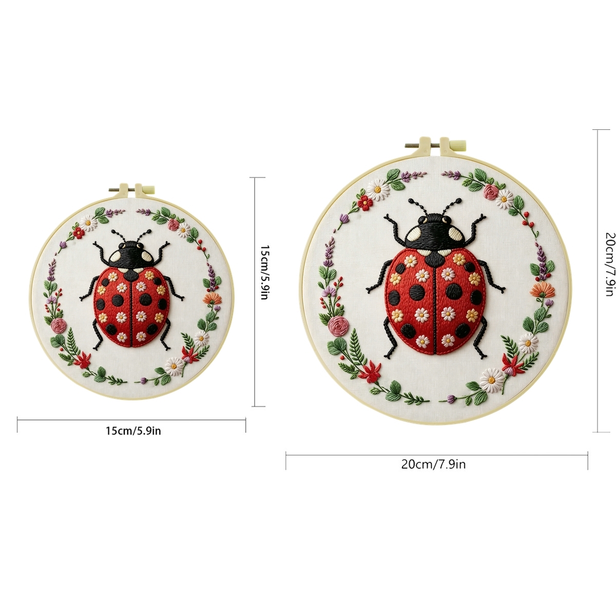 1Set Diy Embroidery Kit For Be - đánh giá và giá Embroidery Lady Bug