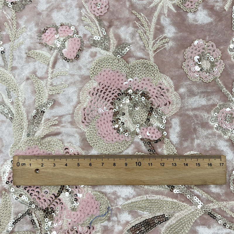 130cm Wide New Arrival Velvet  - đánh giá và giá Embroidery Garments