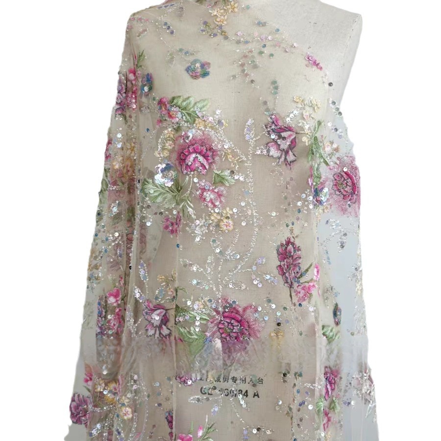 1M 120Cm Wide Luxury Beaded La - đánh giá và giá Embroidery Garments