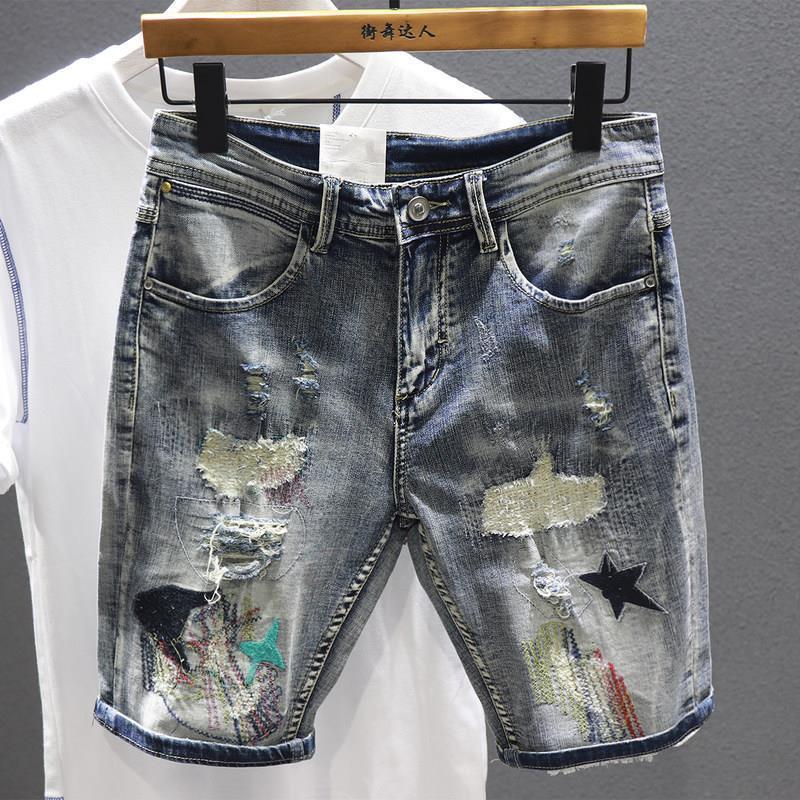 Man Denim Shorts Selvedge Mult - đánh giá và giá Embroidery Garments
