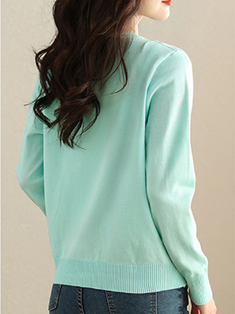 New Casual Soft Knit bottoming - đánh giá và giá Embroidery Online